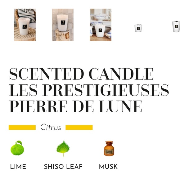 Baobab Collection Les Prestigieuses Pierre de Lune Candle